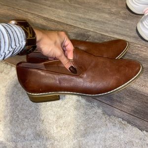 Women’s Indigo good stuff leather slip on mules